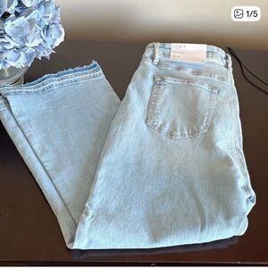 LOFT Light Wash Ankle Jeans